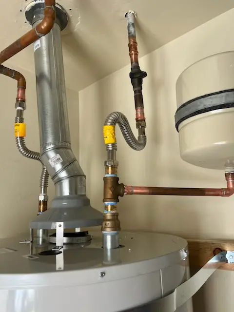 Water heater installation and plumbing repair in Lamott